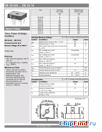 Datasheet DB25-14 manufacturer Semikron