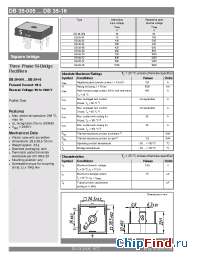 Datasheet DB35-12 manufacturer Semikron