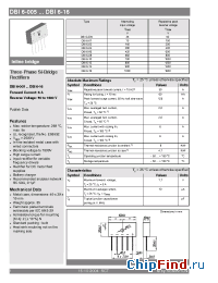 Datasheet DBI6-005 manufacturer Semikron