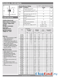 Datasheet P6KE10 manufacturer Semikron