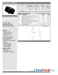 Datasheet SI-E3000-1350-2.5 manufacturer Semikron