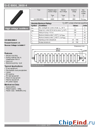 Datasheet SI-E8000-3600-4 manufacturer Semikron