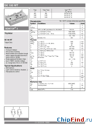 Datasheet SK100WT manufacturer Semikron