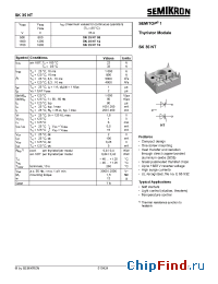 Datasheet SK35NT manufacturer Semikron