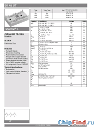 Datasheet SK45UT08 manufacturer Semikron