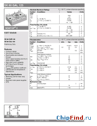 Datasheet SK60GAL123 manufacturer Semikron