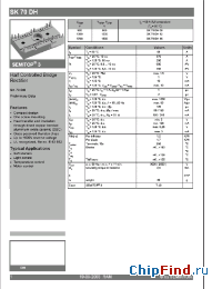Datasheet SK70DH12 manufacturer Semikron