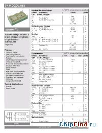 Datasheet SK8DGDL063 manufacturer Semikron