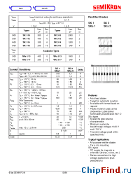 Datasheet SKa3/17 manufacturer Semikron