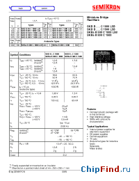 Datasheet SKBC1000L5B manufacturer Semikron