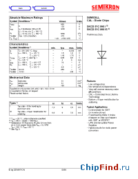 Datasheet SKCD81C060I manufacturer Semikron