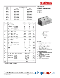 Datasheet SKD160 manufacturer Semikron