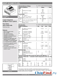 Datasheet SKIIP1013GB172-2DL manufacturer Semikron