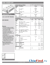 Datasheet SKM150GB124D manufacturer Semikron