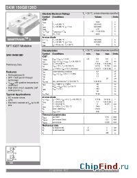 Datasheet SKM150GB128D manufacturer Semikron