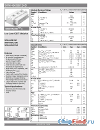 Datasheet SKM400GB124D manufacturer Semikron