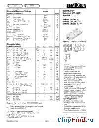 Datasheet SKM50GD063DL manufacturer Semikron