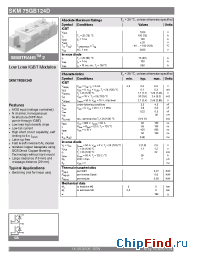Datasheet SKM75GB124D manufacturer Semikron