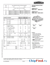 Datasheet SKMD202E manufacturer Semikron