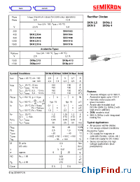 Datasheet SKN25/12 manufacturer Semikron