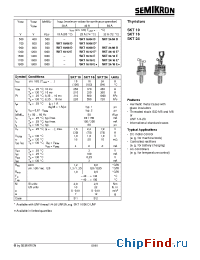 Datasheet SKT10/12E manufacturer Semikron