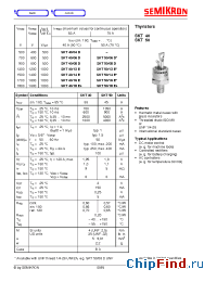 Datasheet SKT40 manufacturer Semikron