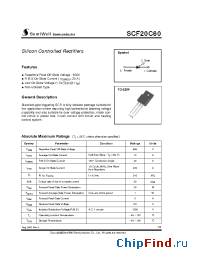 Datasheet SCF20C60 manufacturer SemiWell