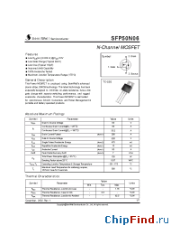 Datasheet SFP50N06 manufacturer SemiWell