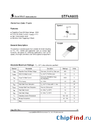 Datasheet STF4A60S manufacturer SemiWell