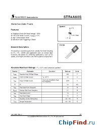 Datasheet STR4A60S manufacturer SemiWell