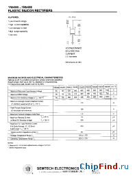 Datasheet 1N5400 manufacturer Semtech