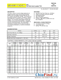 Datasheet 1N6102A manufacturer Semtech