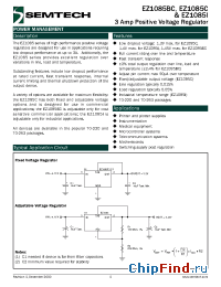 Datasheet EZ1085A-ADJ manufacturer Semtech