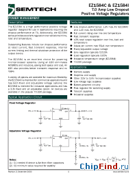 Datasheet EZ1584-1.5 manufacturer Semtech