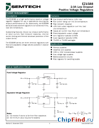 Datasheet EZ1588-3.45 manufacturer Semtech