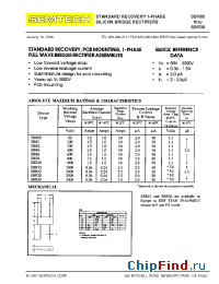 Datasheet SBR1 manufacturer Semtech