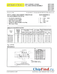 Datasheet SET111403 manufacturer Semtech
