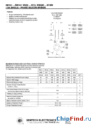 Datasheet W01M manufacturer Semtech