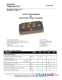 Datasheet PFC3M-10000 manufacturer Sensitron