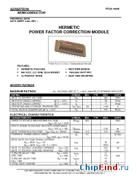 Datasheet PFCM-1500M manufacturer Sensitron