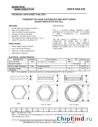 Datasheet SEN-R-1050-021 manufacturer Sensitron