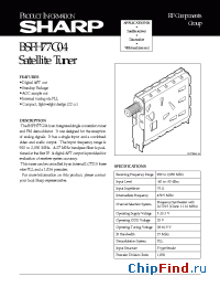 Datasheet BSFH77G04 manufacturer SHARP