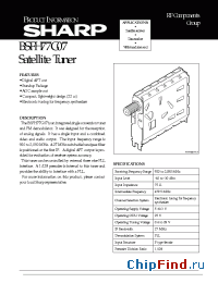 Datasheet BSFH77G07 manufacturer SHARP