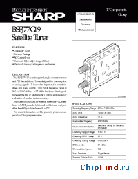 Datasheet BSFJ77G19 manufacturer SHARP