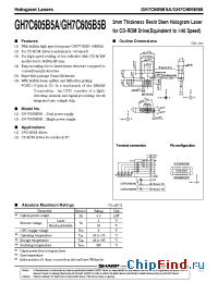 Datasheet GH7C605B5B manufacturer SHARP