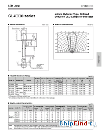 Datasheet GL4HD8 manufacturer SHARP