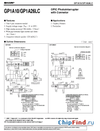 Datasheet GP1A10 manufacturer SHARP