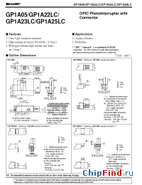 Datasheet GP1A22LC manufacturer SHARP