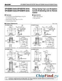 Datasheet GP1UD280XK manufacturer SHARP