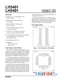 Datasheet LH5481 manufacturer SHARP